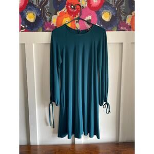 Karen Kane womens medium teal dress